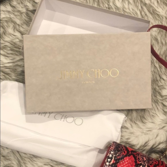 NWT SNAKESKIN JIMMY CHOO CROSSBODY - Picture 3 of 8